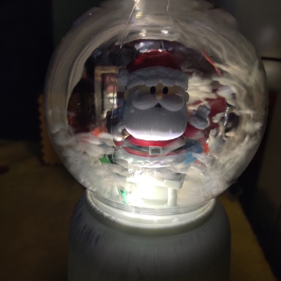 Santa Claus Snow globe handmade personalized - Picture 5 of 5